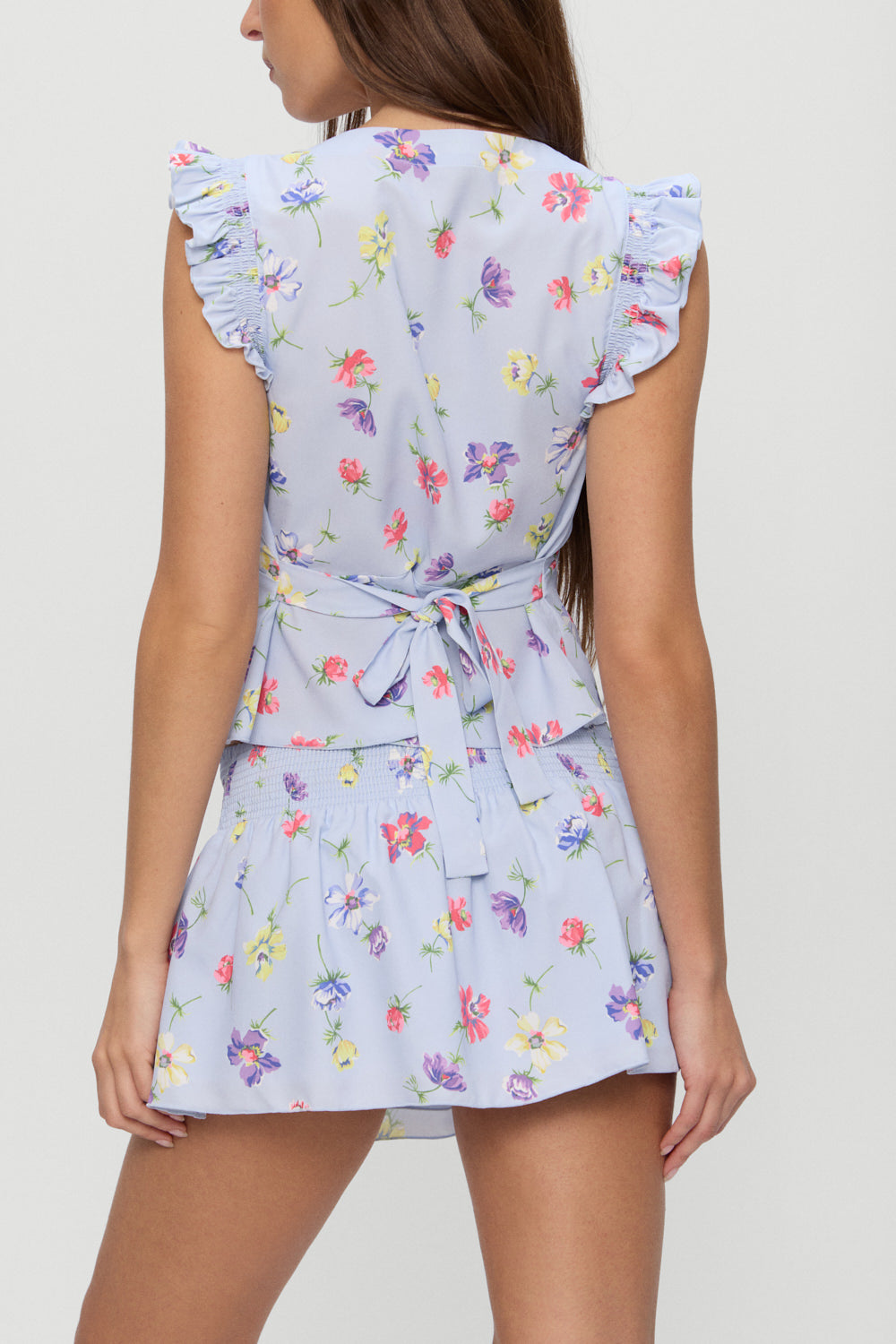 Clover Mini Skirt - Fresh Florals - Image 6