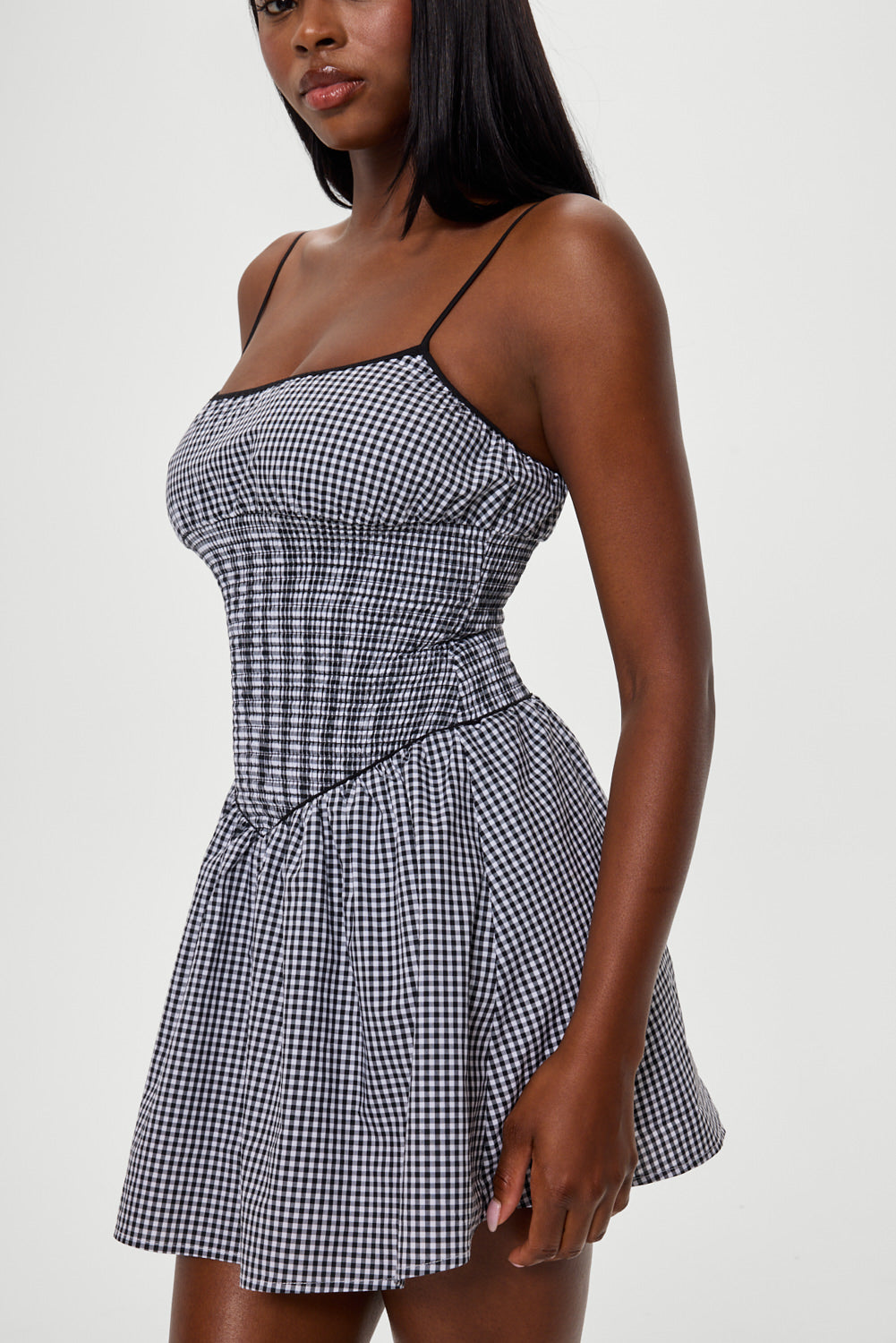 Alternative view of Coast Cotton Gingham Mini Dress - Cottage Tile