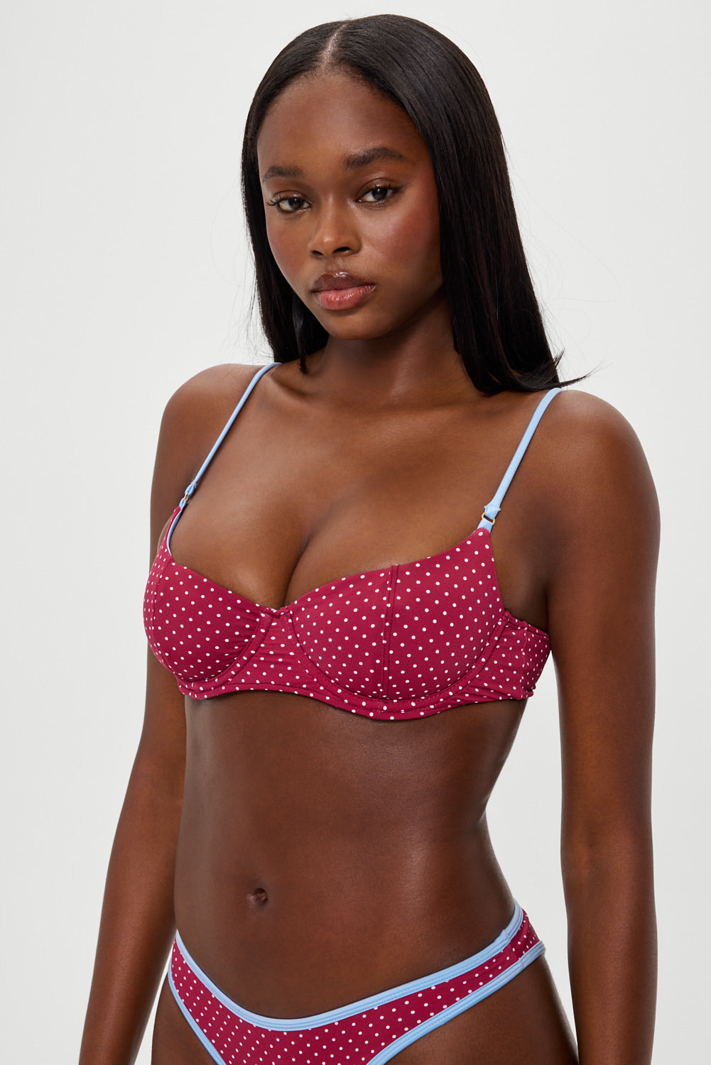 Alternative view of Cola Polka Dot Bikini Top - Tuscany