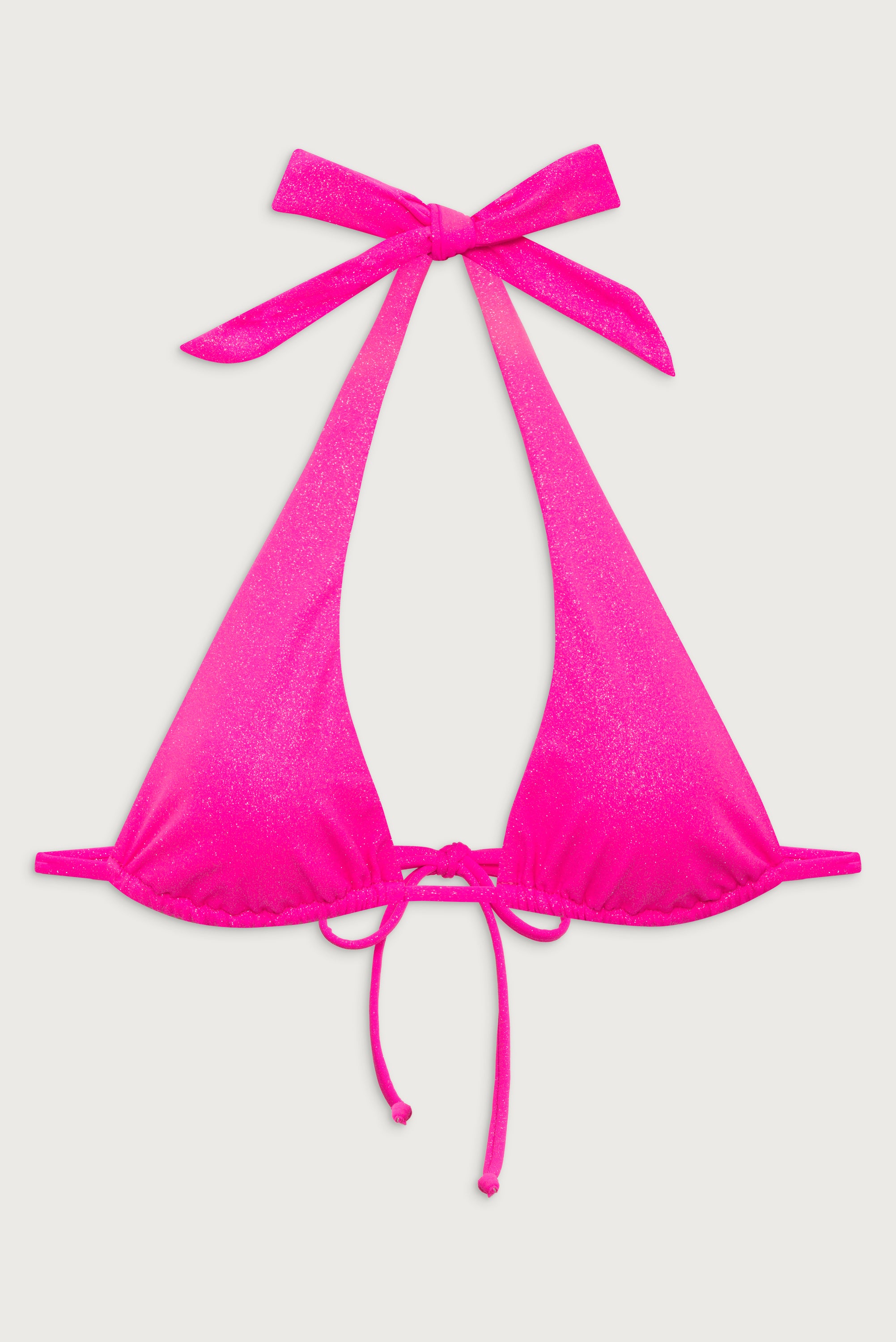 Diana Glitter Halter Bikini Top - Cosmos - Image 3