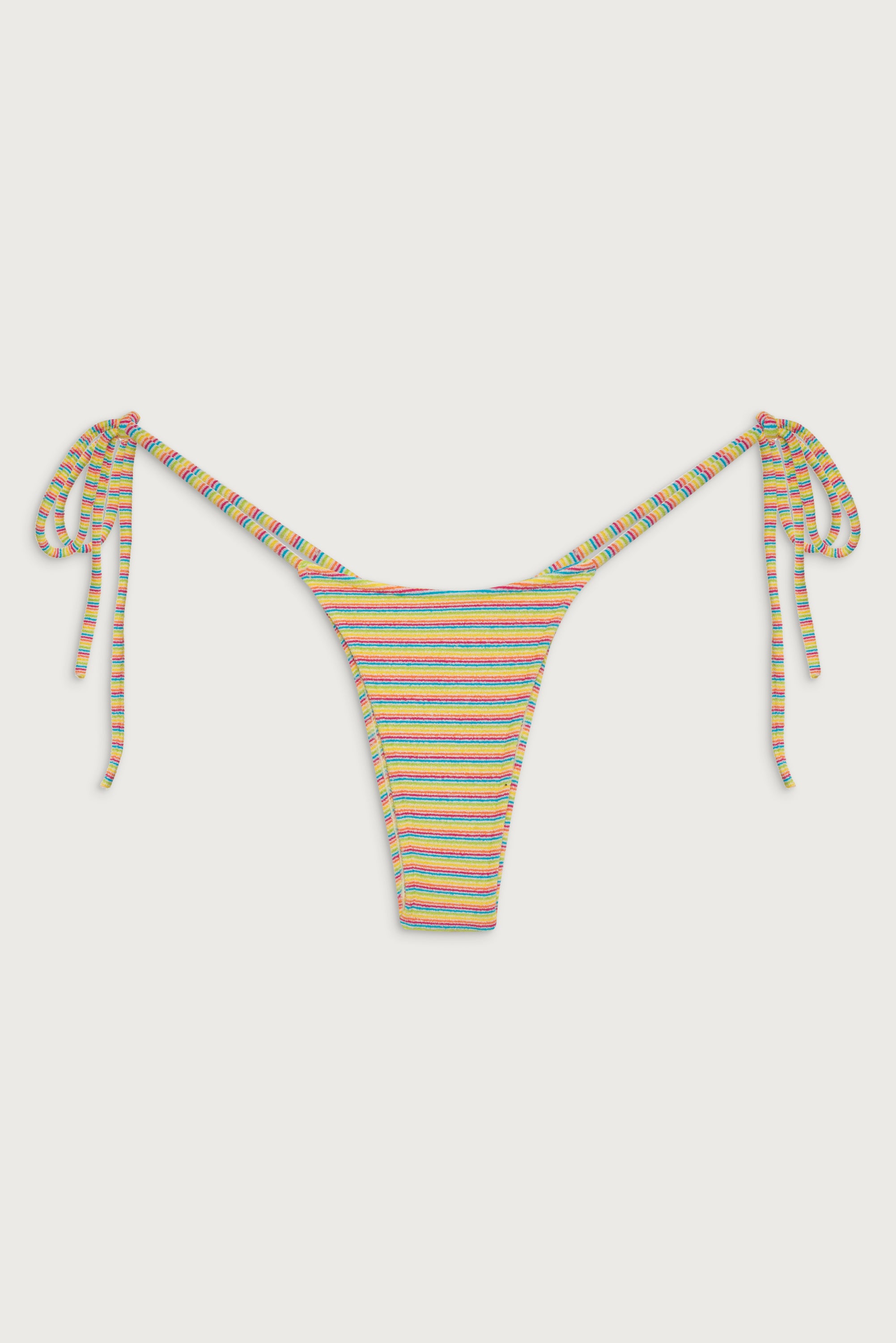 Alternative view of Divine Terry Skimpy Bikini Bottom - Lovers Stripe