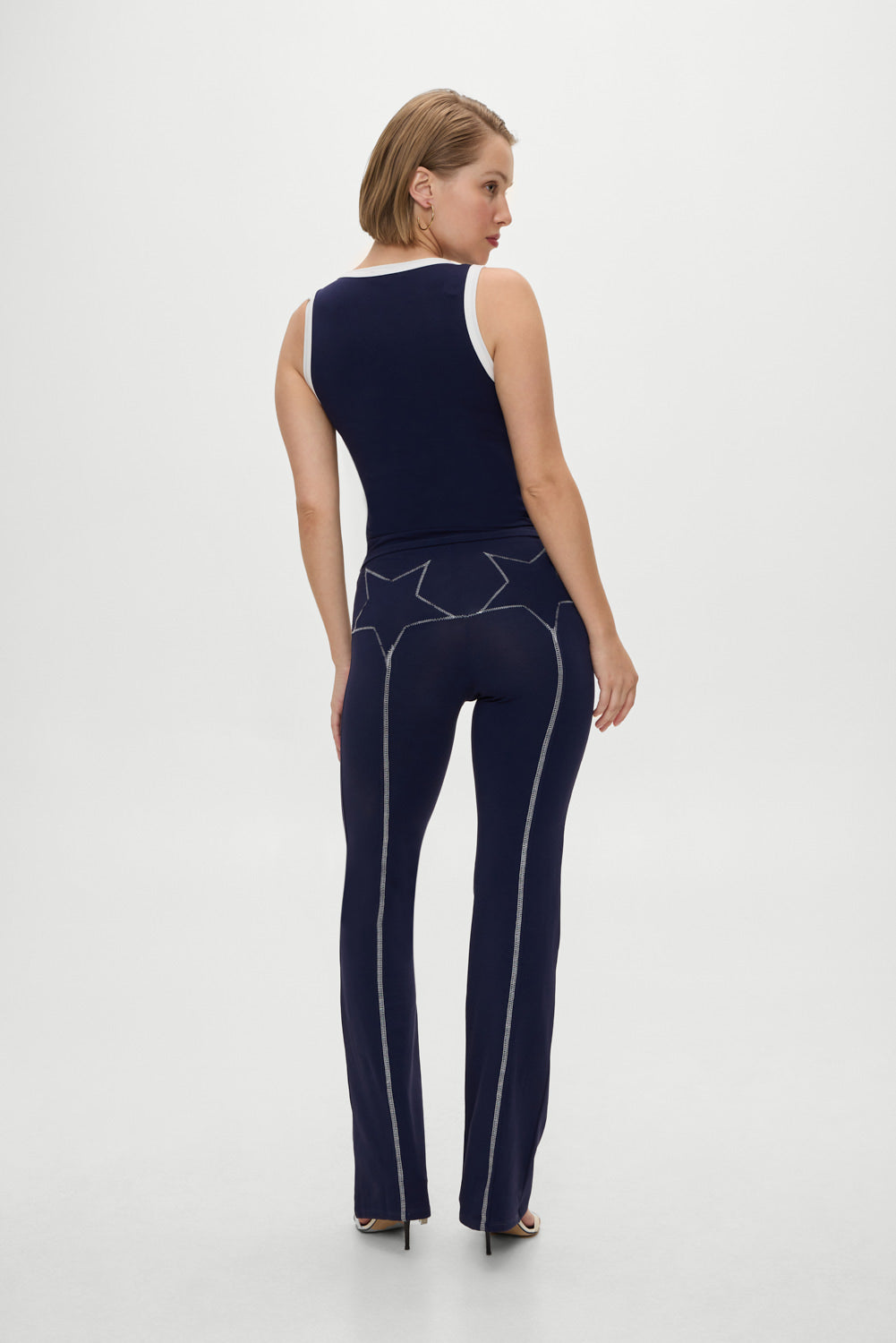 Alternative view of X Bella Hadid Dreamer Flare Pants - Lone Star Blue