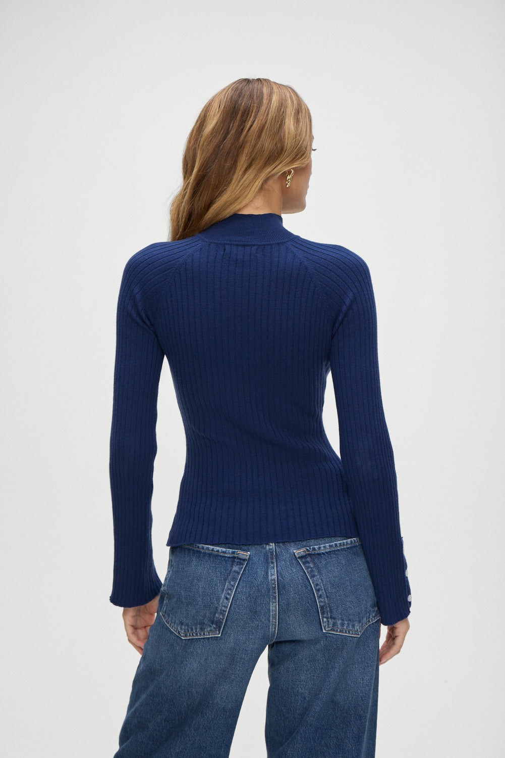 Alternative view of Duke Sweater - Midnight Blue