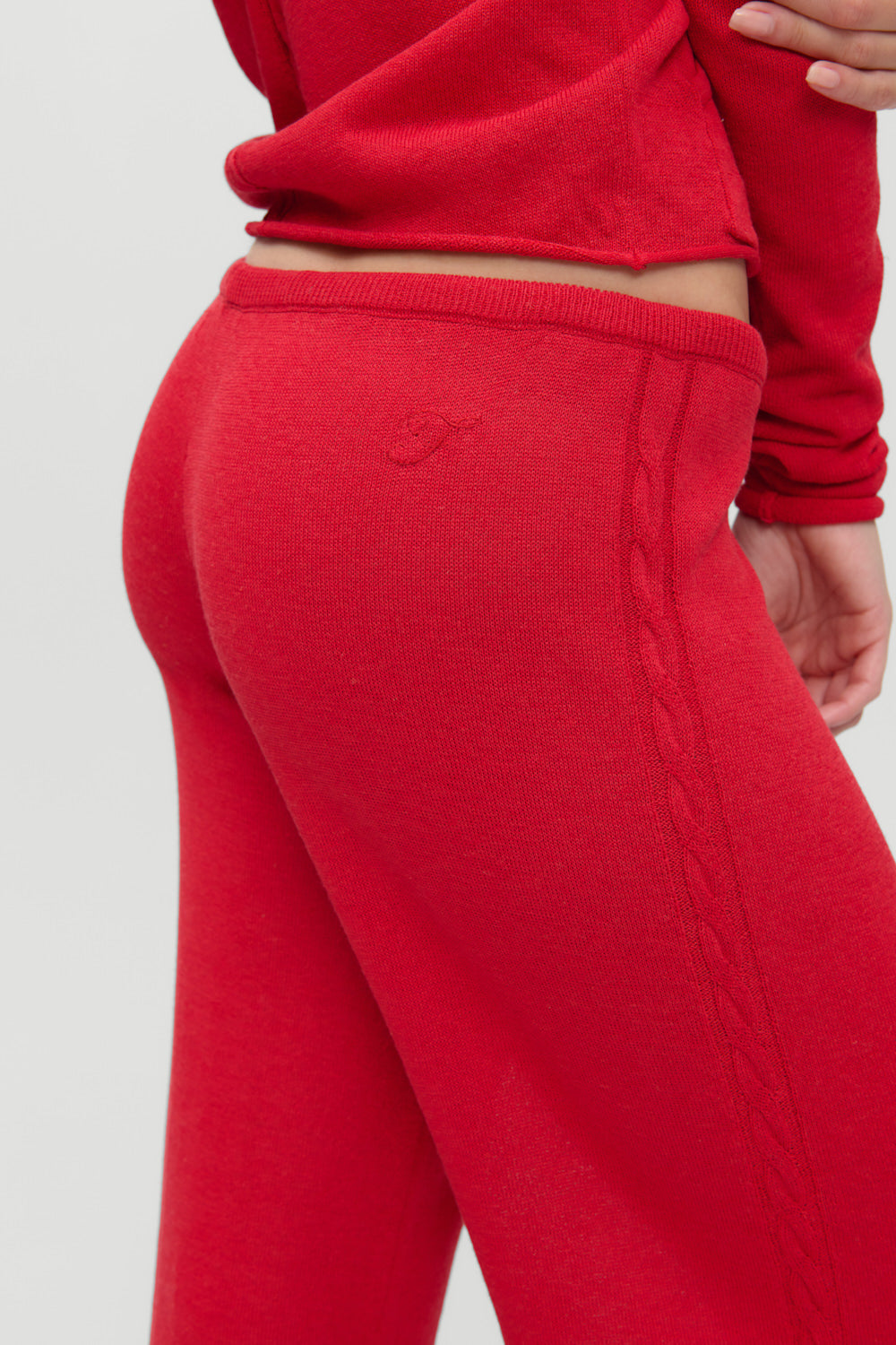 X Jennie Ela Knit Pant - Lip Tint - Image 6