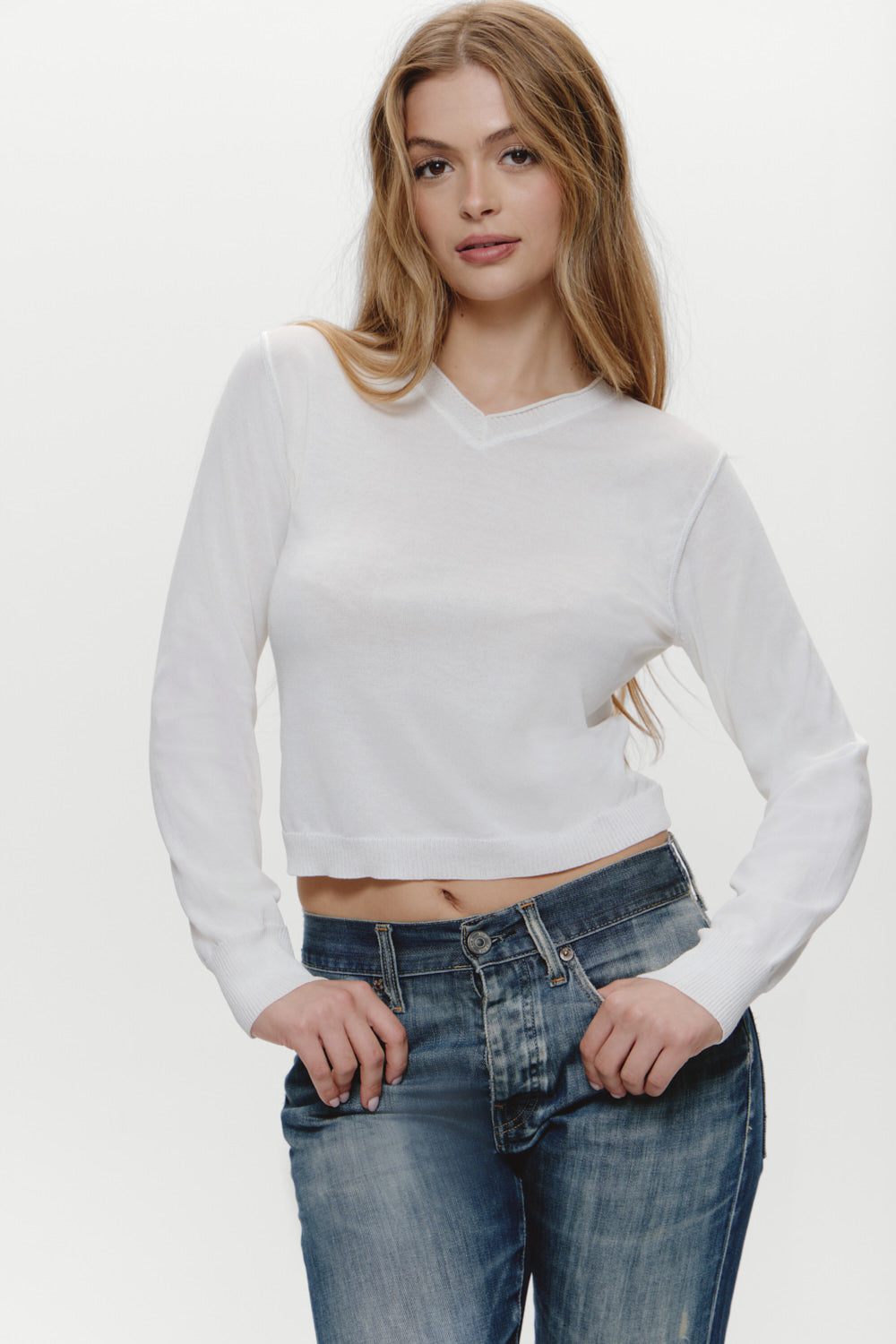 Eli Knit Sweater - Honeymoon - Image 5