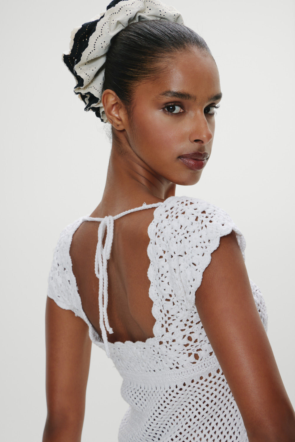 Eloise Crochet Mini Dress - Angel's Meadow - Image 6