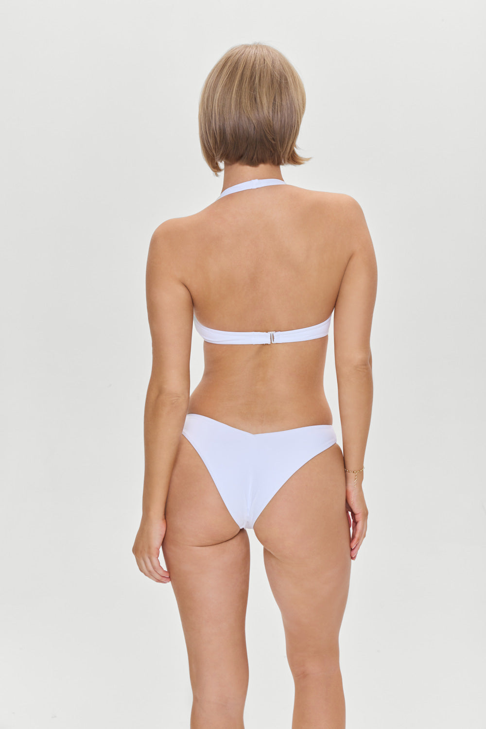 Enzo Cheeky Bikini Bottom - Optic White - Image 4