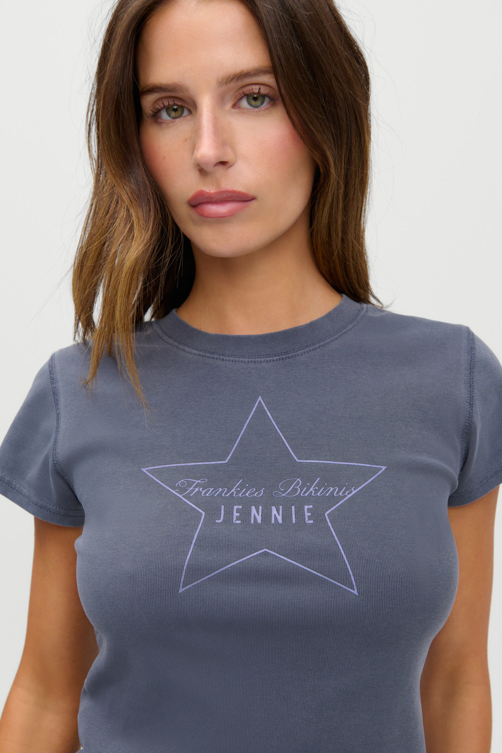 Alternative view of X Jennie Eva Cotton Tee - Comet