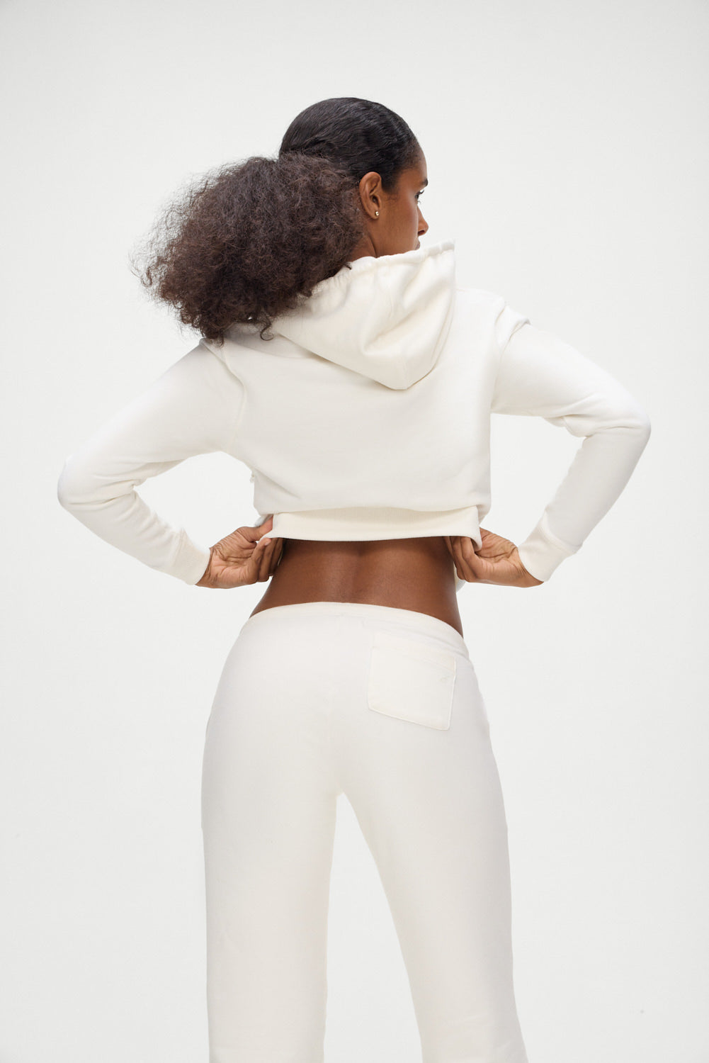 Alternative view of Fall Sweatpants - White