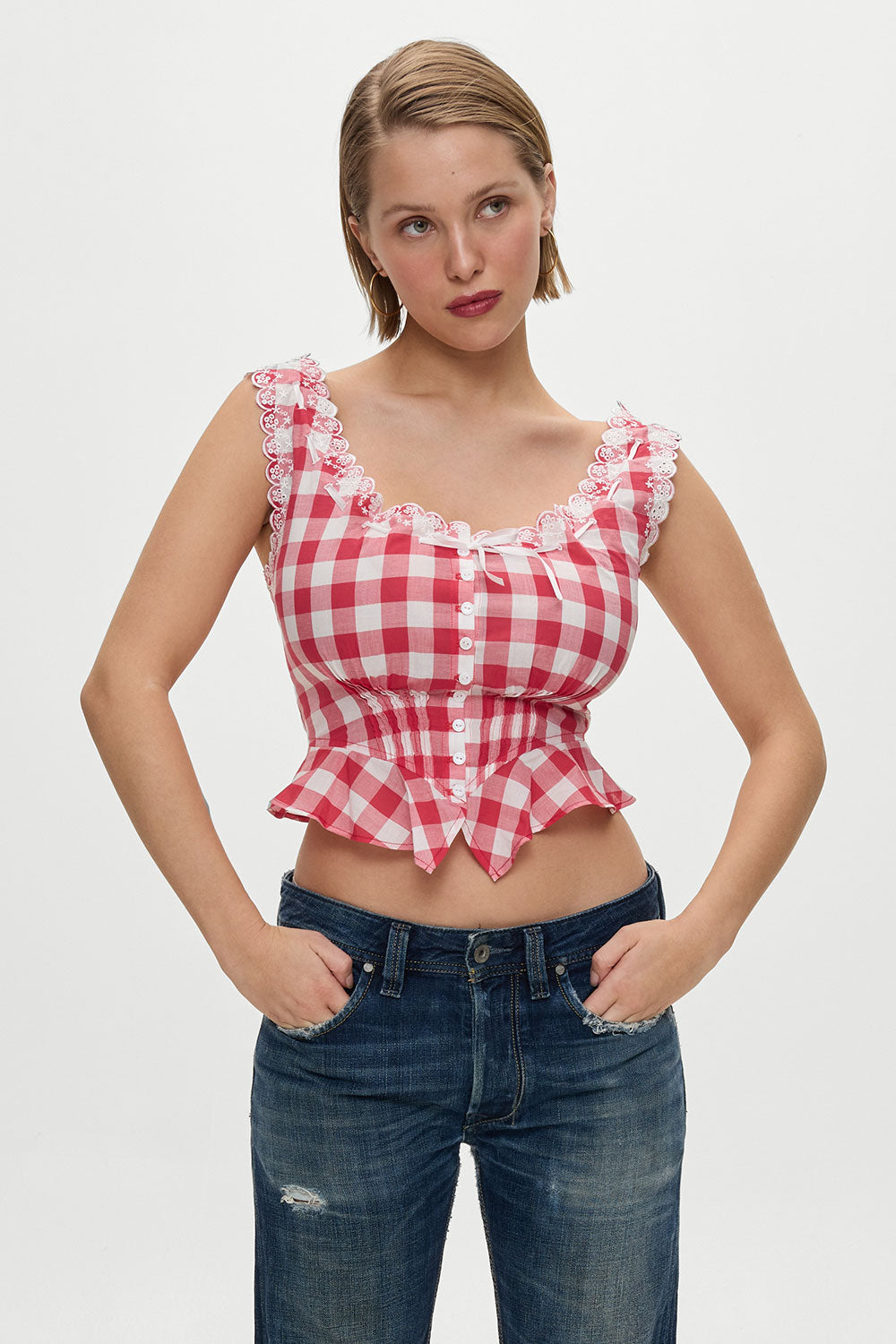 X Bella Hadid Fleetwood Top - Malibu Picnic