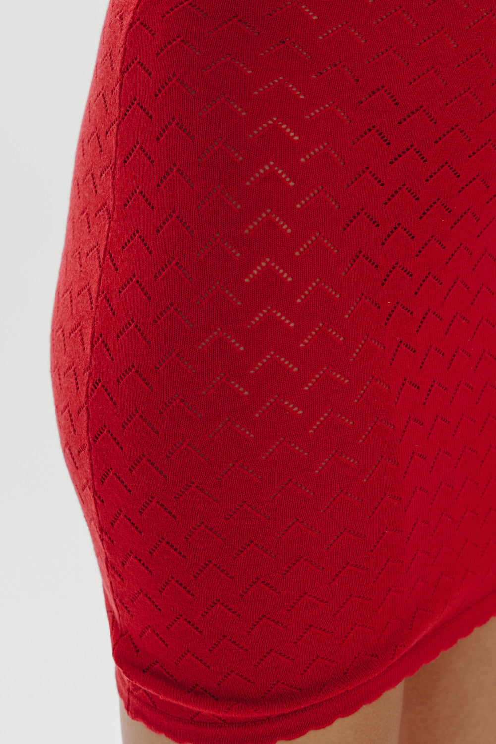 Glamour Halter Knit Mini Dress - Heartstrings - Image 6