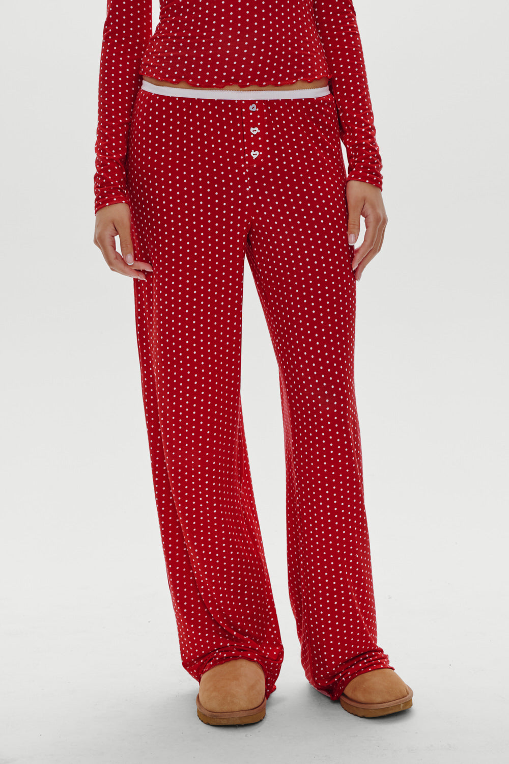 Alternative view of Joy Sleep Pants - Holiday Dot