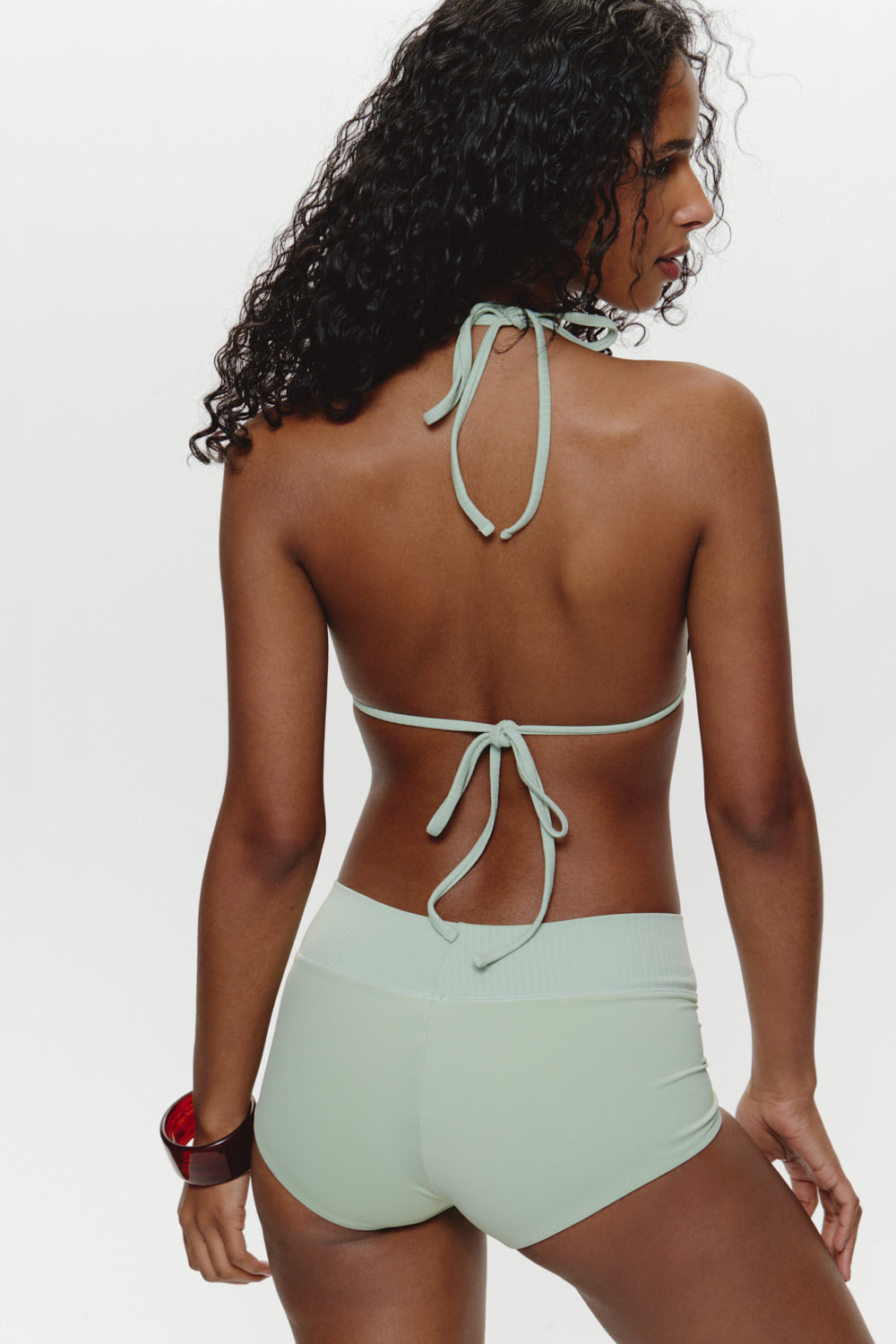 Alternative view of Kacey Cheeky Swim Shorts - Minty