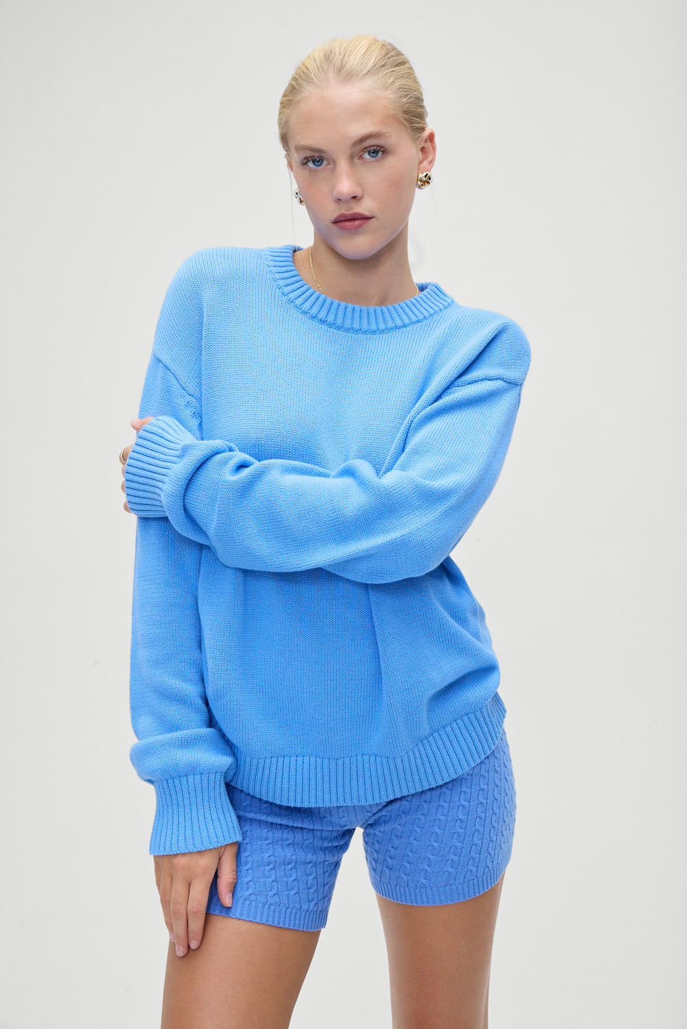 Alternative view of Kip Oversized Sweater - Blue Moon