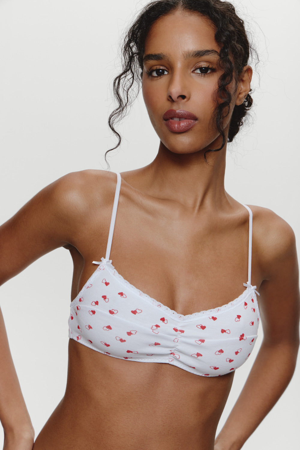 Alternative view of Lulu Cotton Bralette - Sunday Love