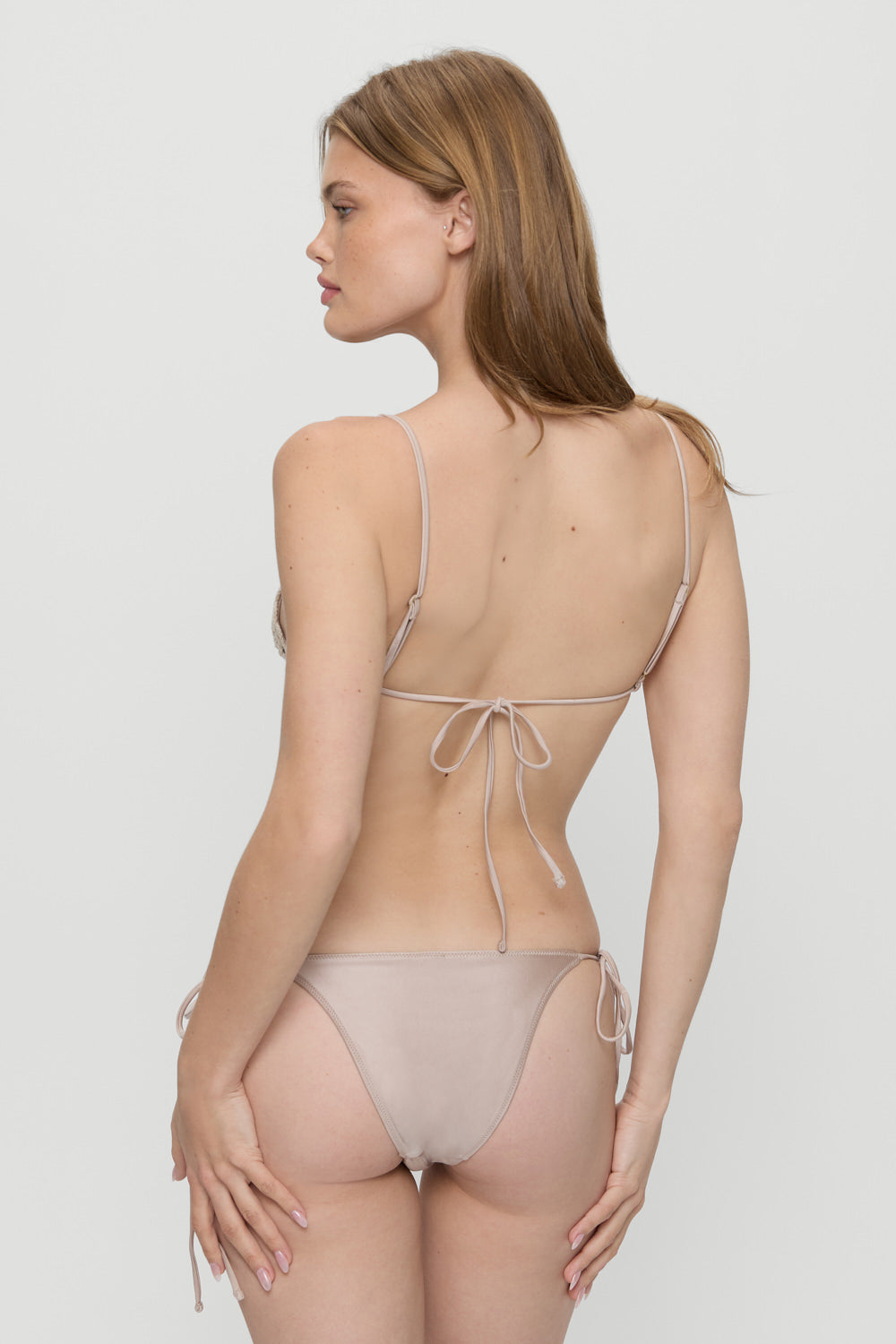 Alternative view of Mackenzie Cheeky Shine Bikini Bottom - Birthday Suit