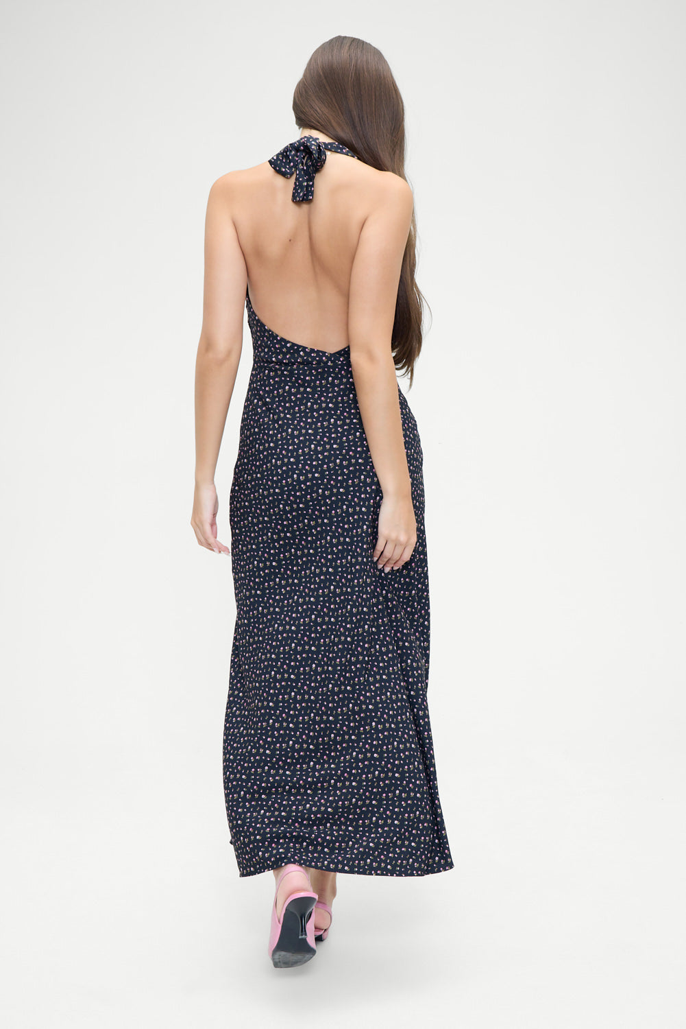 Alternative view of Madeleine Floral Maxi Dress - Midnight Flower