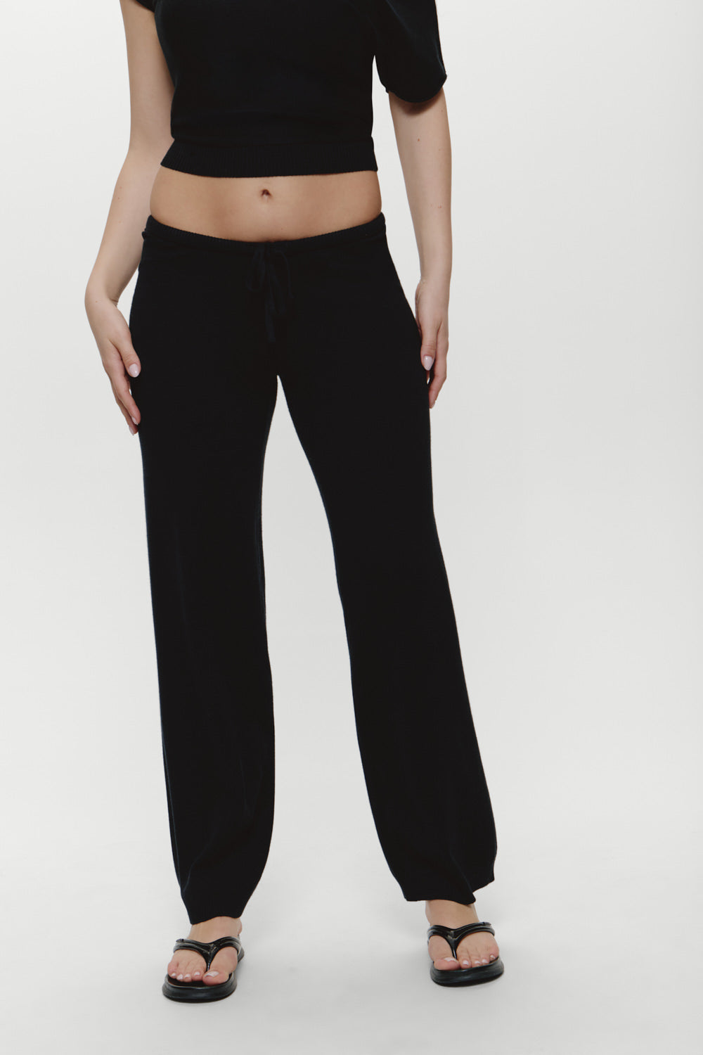 Alternative view of Mellow Knit Pants - Black