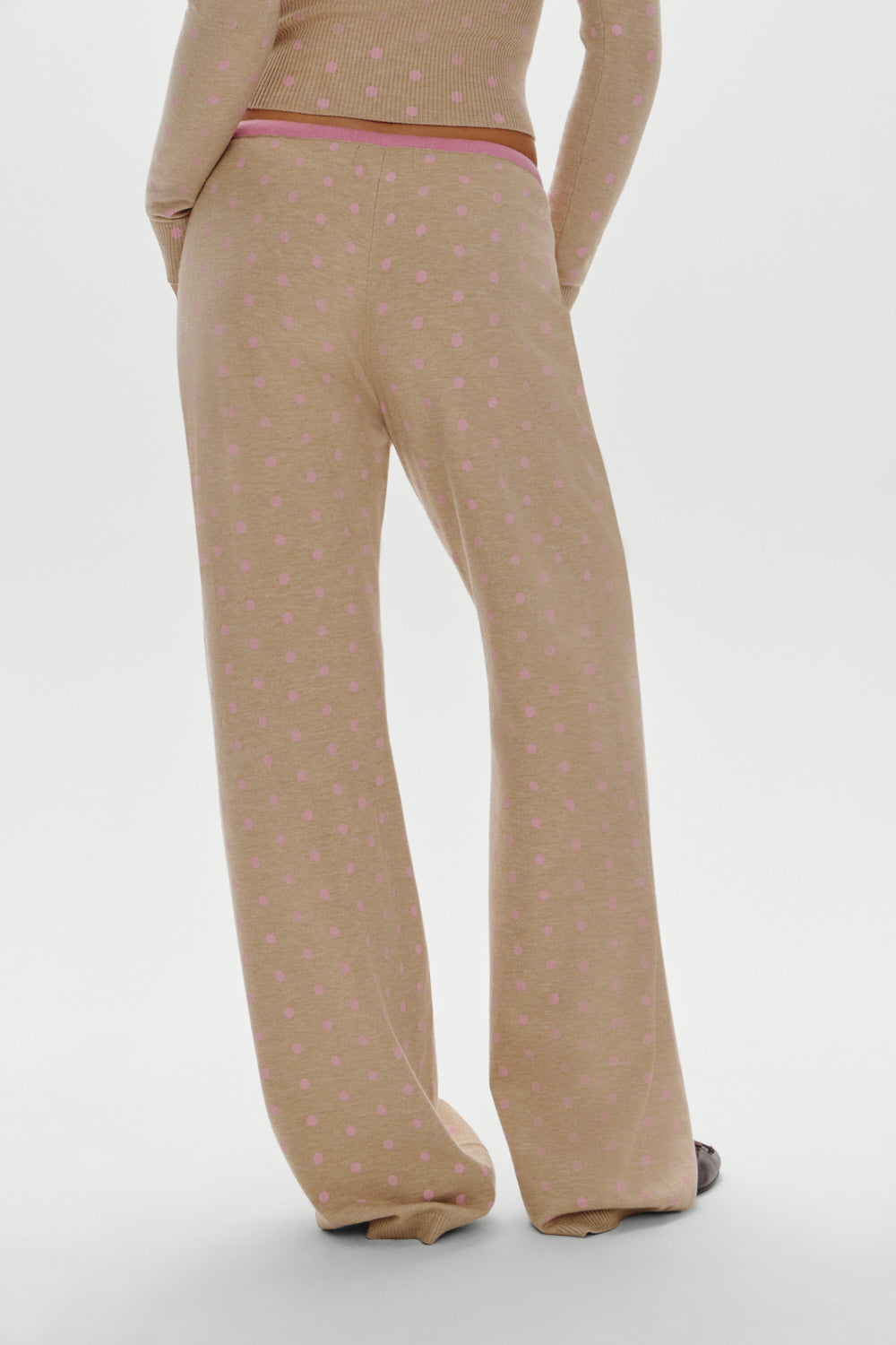 Mellow Knit Pants - Pink Ornaments - Image 4