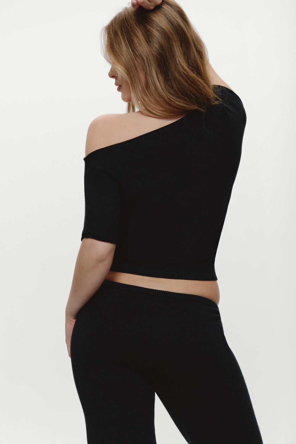 Montecito Boat Neck Knit Shirt - Black - Image 4