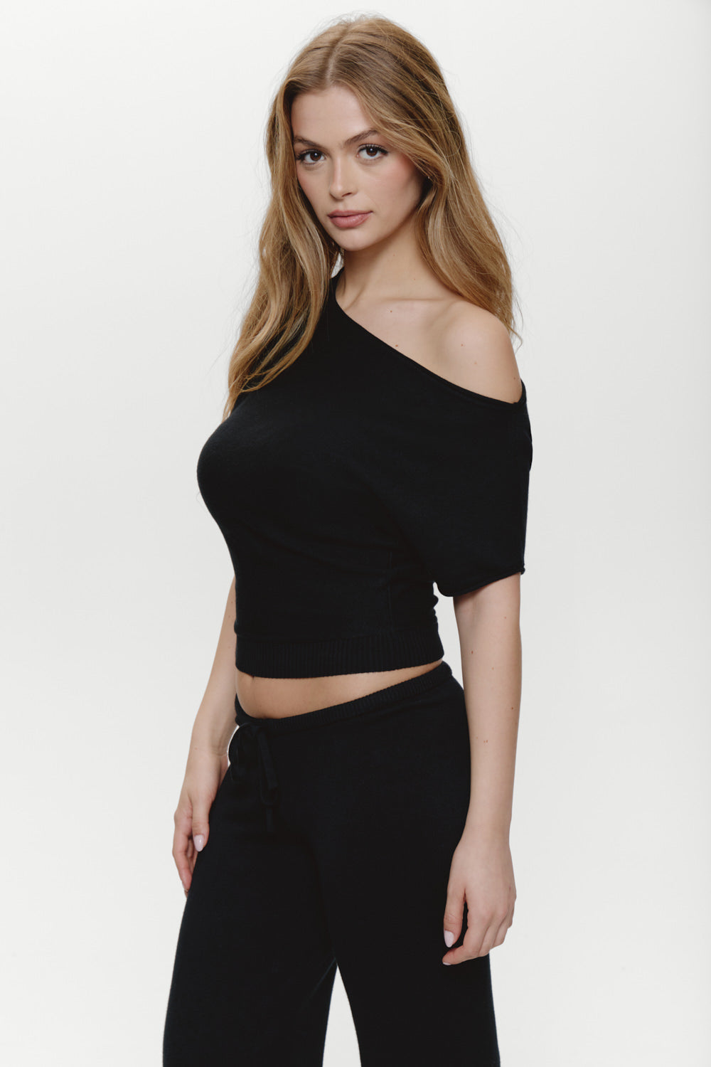 Montecito Boat Neck Knit Shirt - Black - Image 5