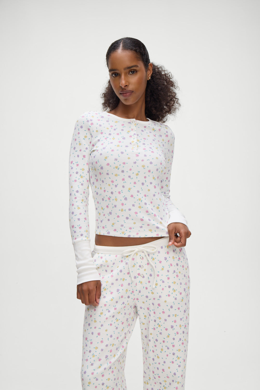 Nate Long Sleeve Thermal Shirt - Picnic Blanket - Image 4