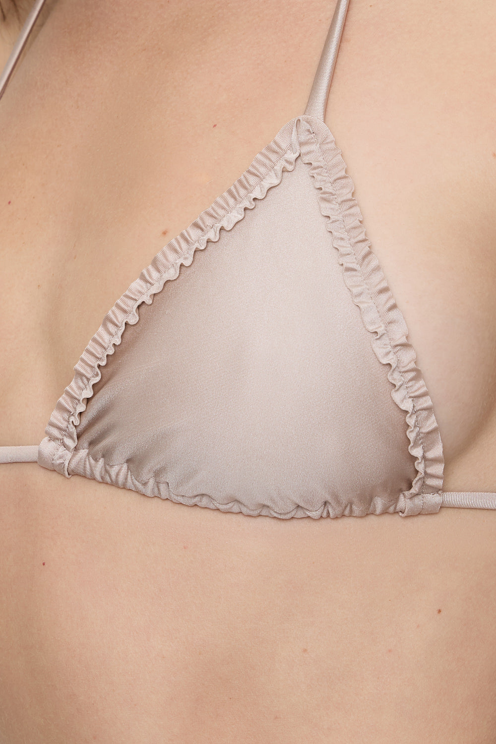 Nick Triangle Shine Bikini Top - Birthday Suit - Image 6