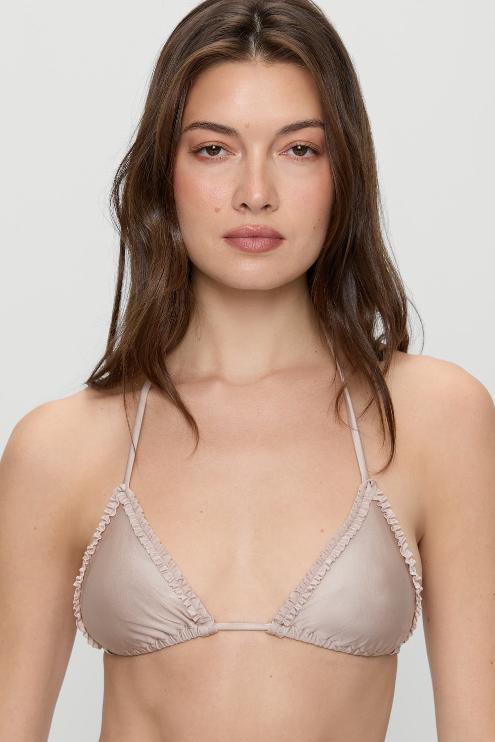 Nick Triangle Shine Bikini Top - Birthday Suit - Image 4