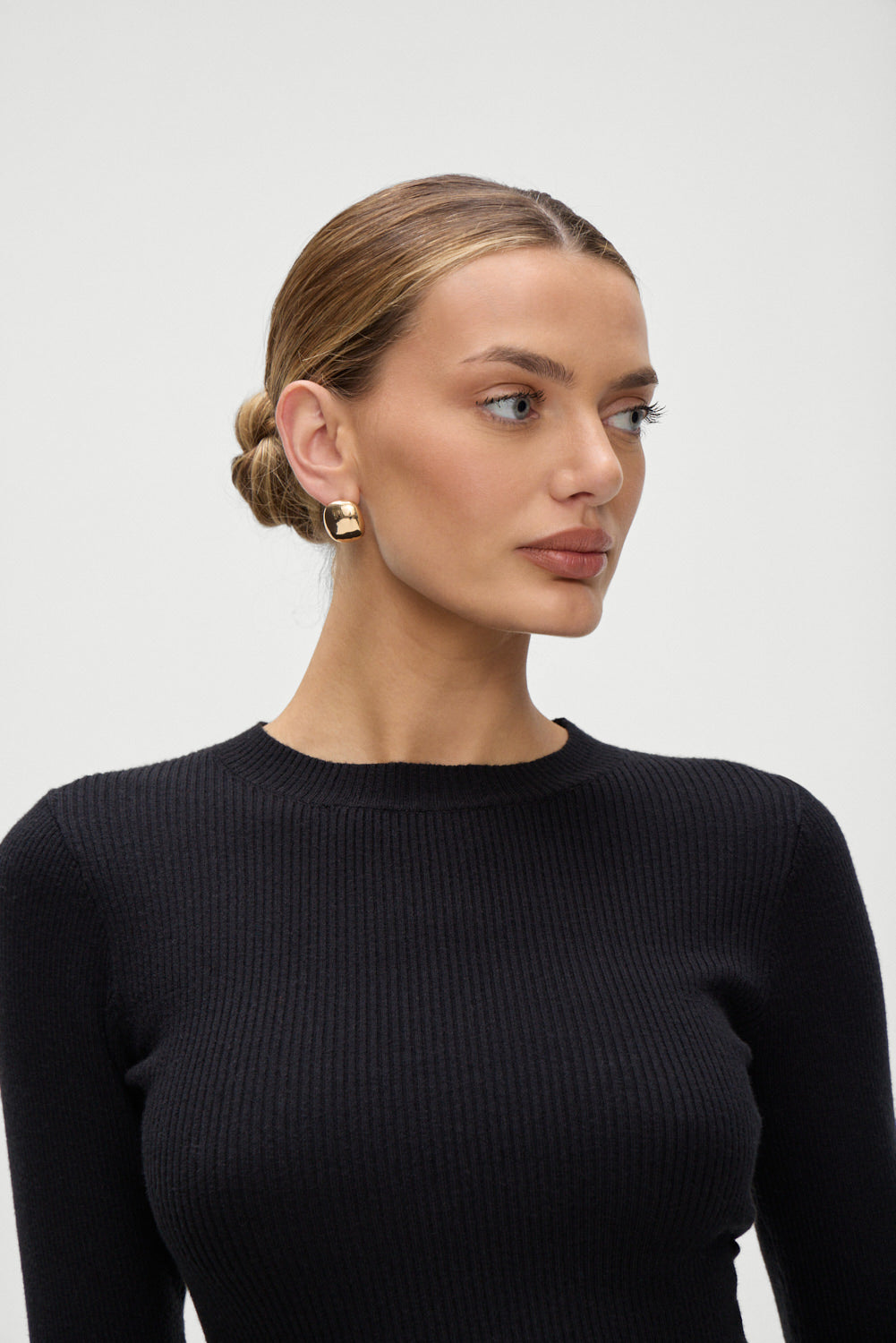 Riley Knit Sweater - Black - Image 5