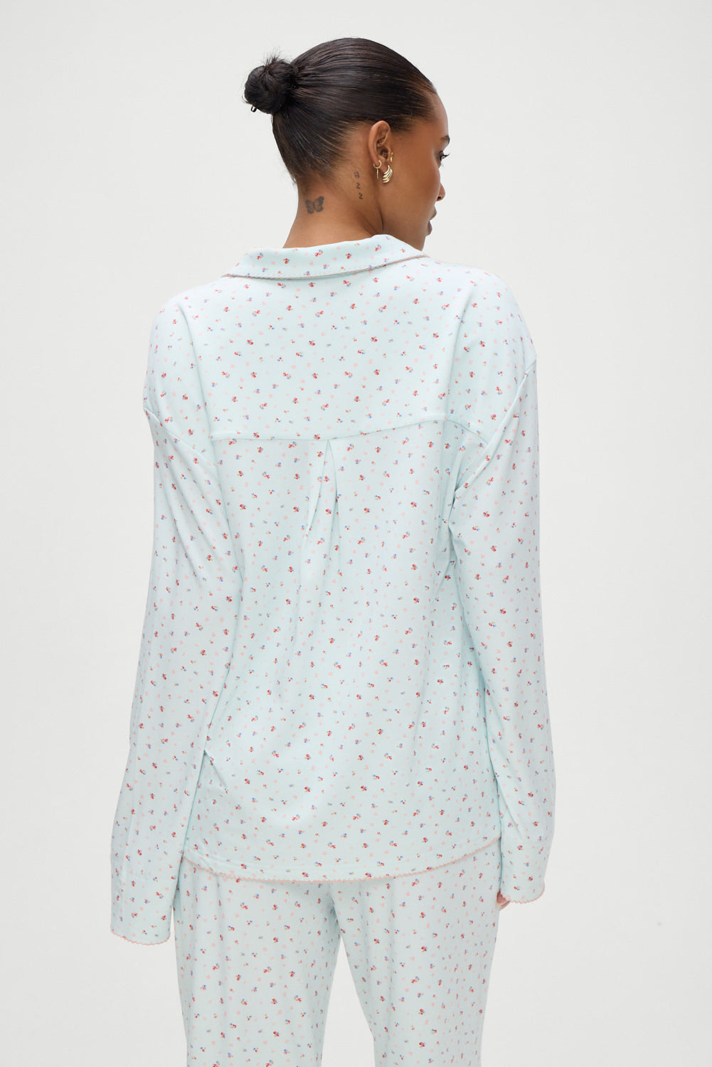 Alternative view of Rory Long Sleeve Sleep Shirt - Malibu Meadow
