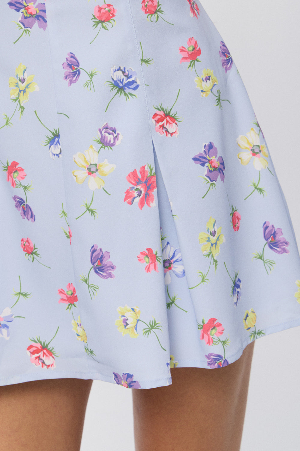 Siren Floral Mini Dress - Fresh Florals - Image 5