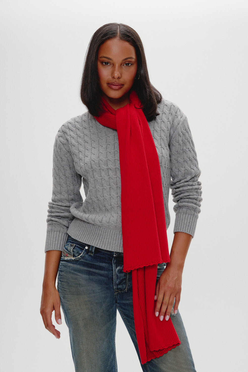 Snug Knit Scarf - Heartstrings - Image 8