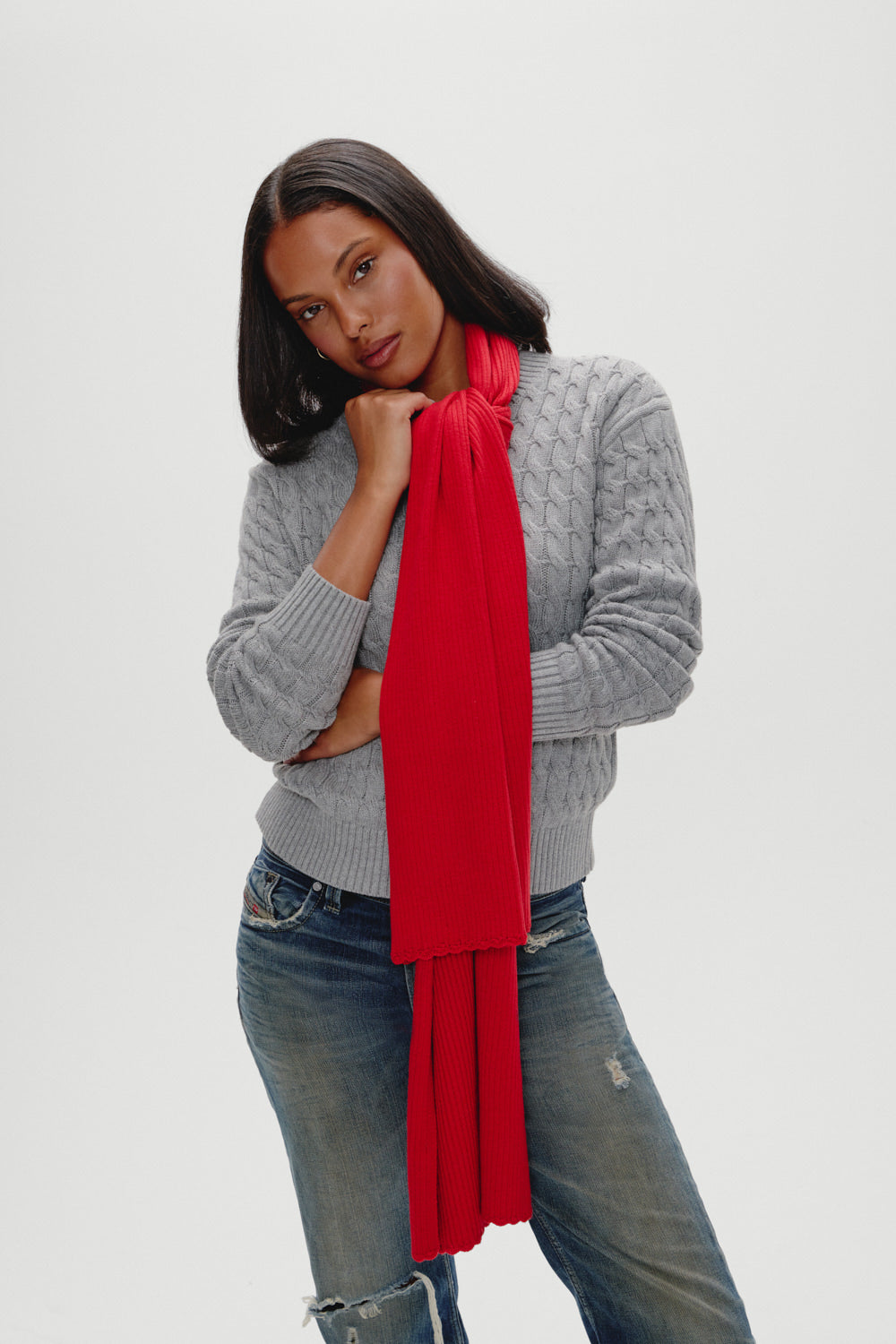 Snug Knit Scarf - Heartstrings - Image 7