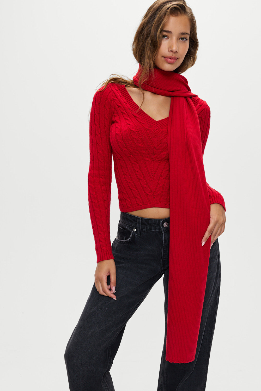 Snug Knit Scarf - Heartstrings - Image 4