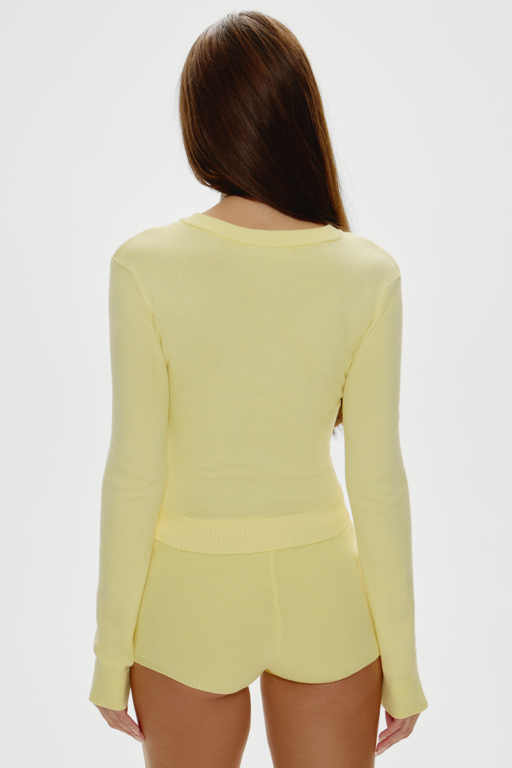 Sundae Cropped Cardigan - Honeycomb - Image 4