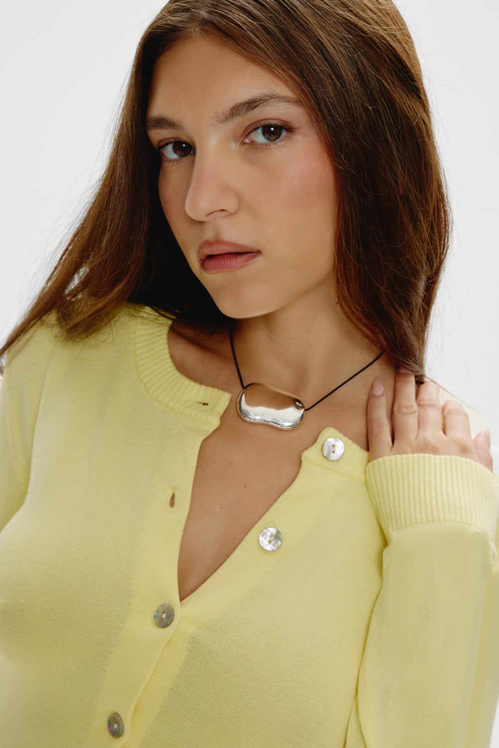 Sundae Cropped Cardigan - Honeycomb - Image 5
