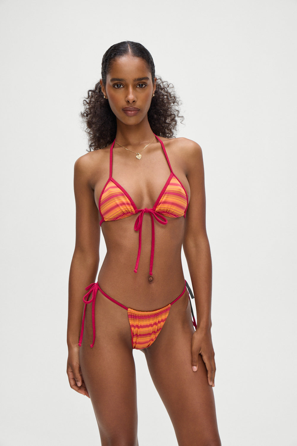 Alternative view of Tia Skimpy String Bikini Bottom - Harvest Moon