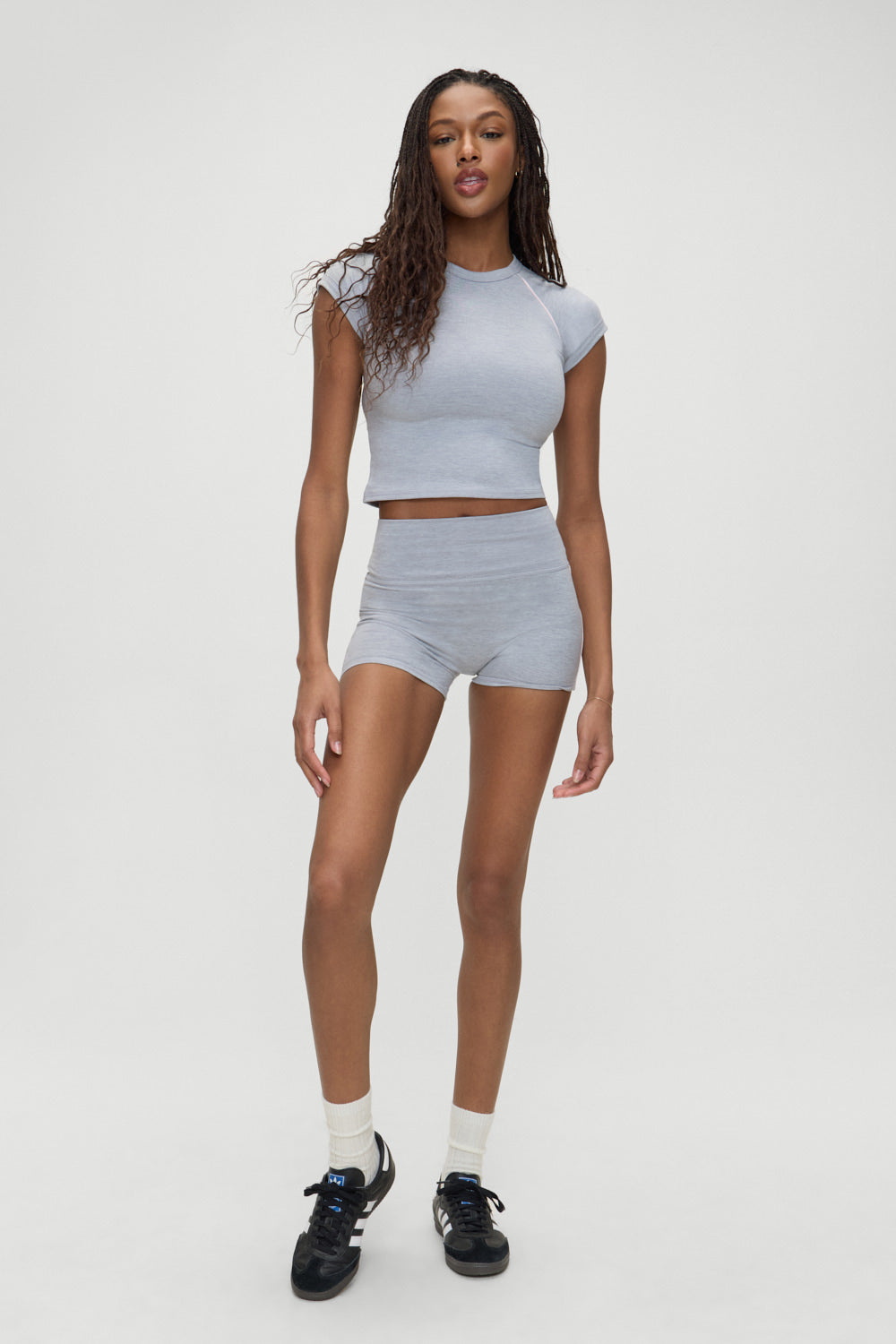 Alternative view of Track Star Yoga Shorts - Sunset Match