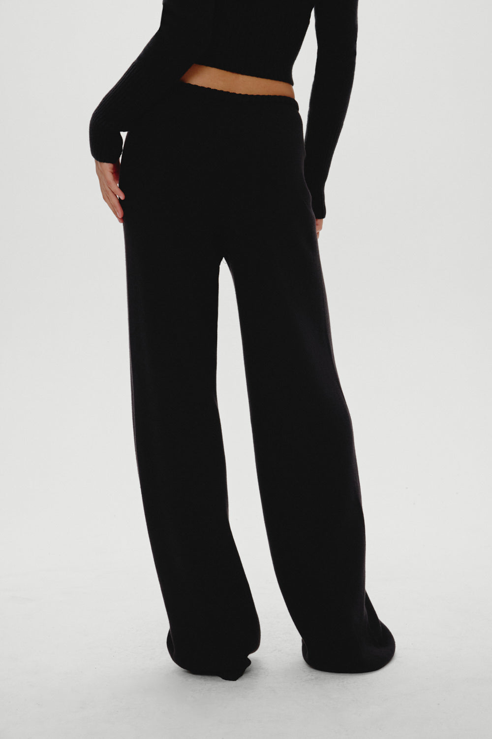 Wesley Knit Pants - Black - Image 4