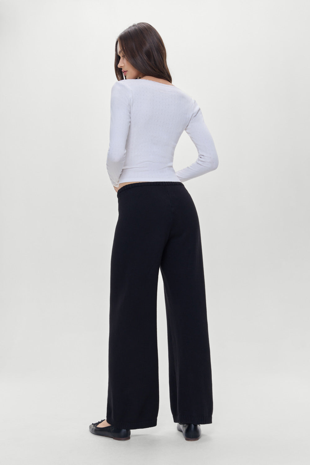 Wesley Knit Pants - Black - Image 7