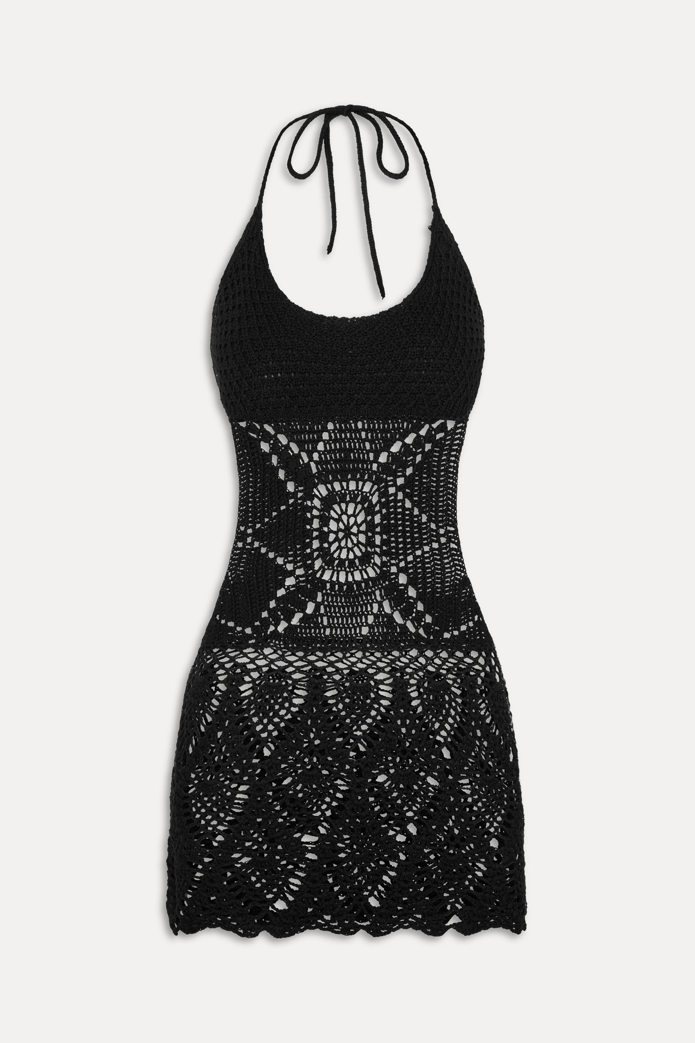 X Jennie Gabriella Crochet Coverup - Black - Image 3