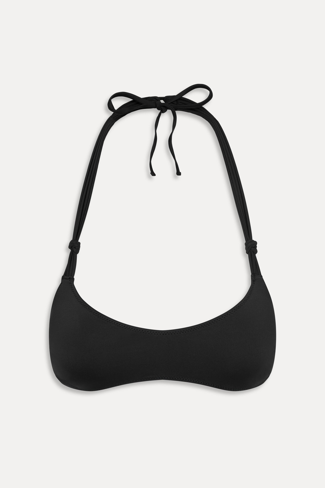 X Jennie Hana Halter Bikini Top - Black - Image 3