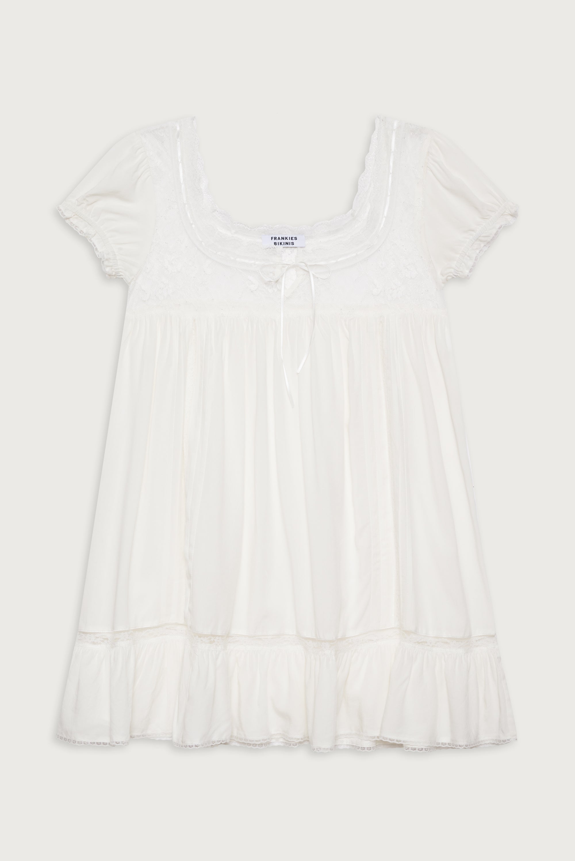 Harmony Mini Dress - White - Image 3