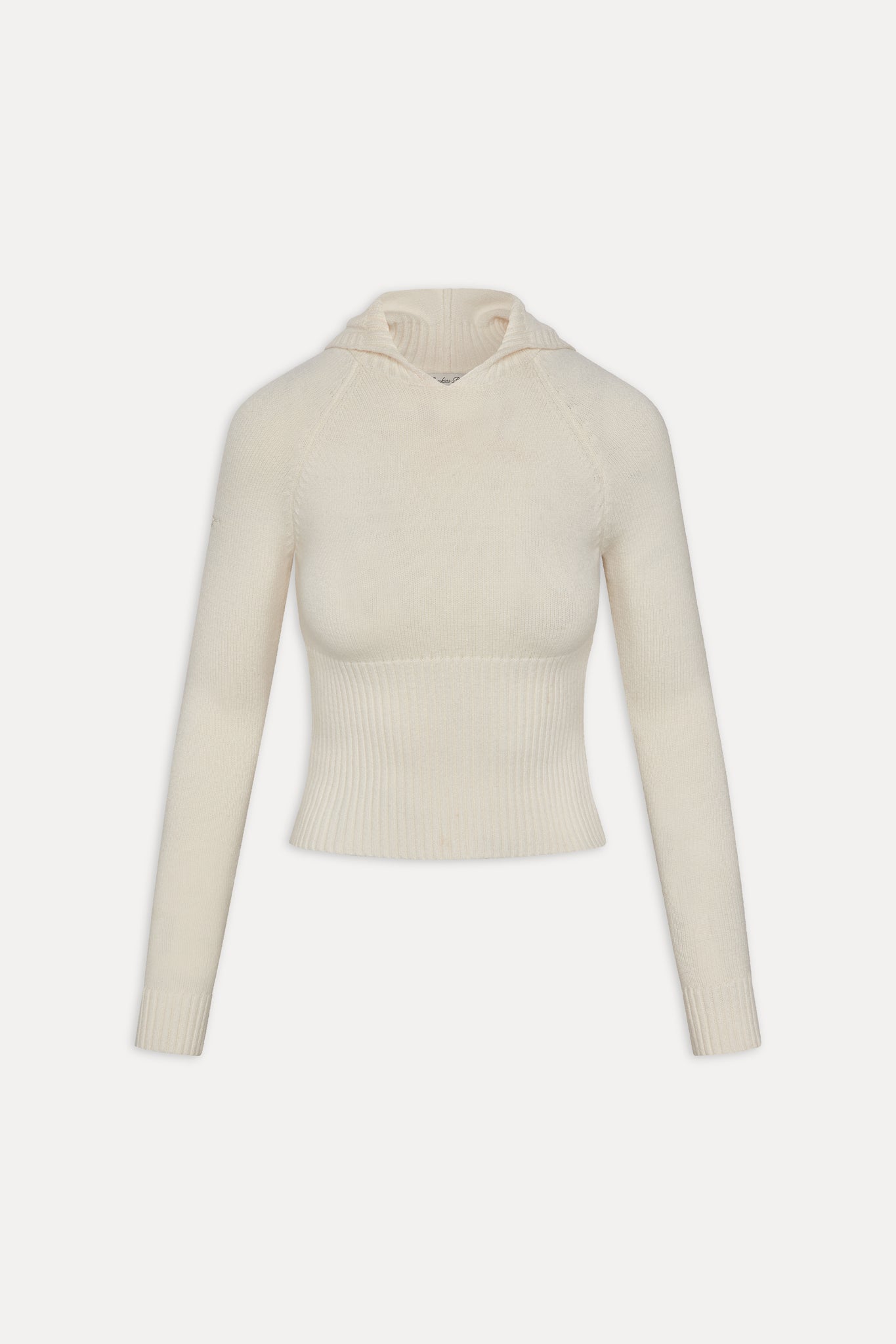 Hazel Knit Hoodie - Honeymoon - Image 3