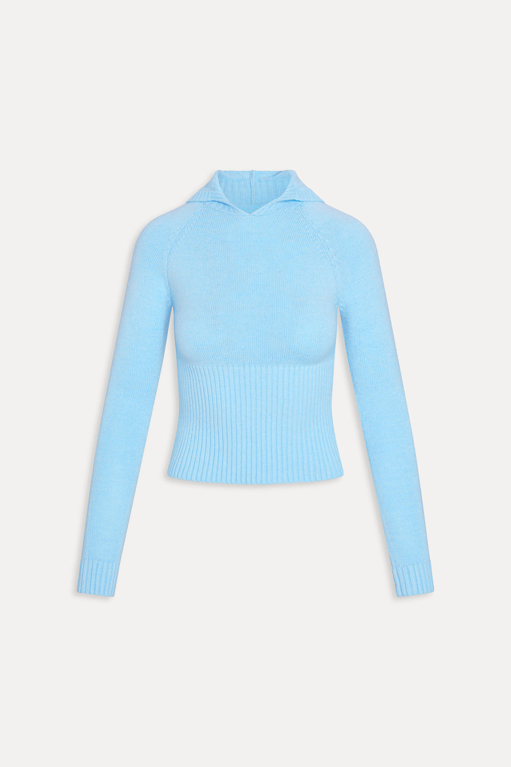 Hazel Knit Hoodie - Bubble Bath - Image 3