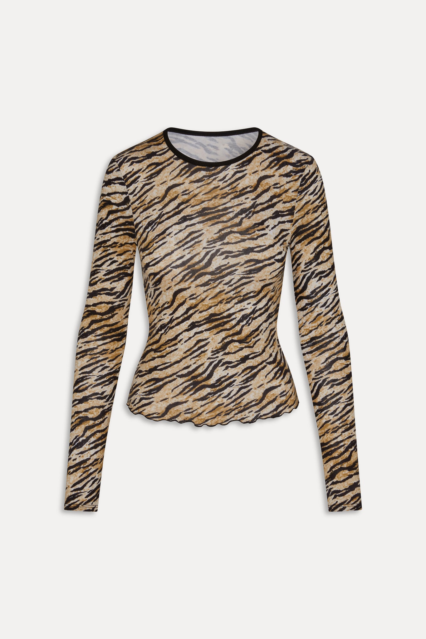 Joy Long Sleeve Sleep Shirt - Tiger - Image 3