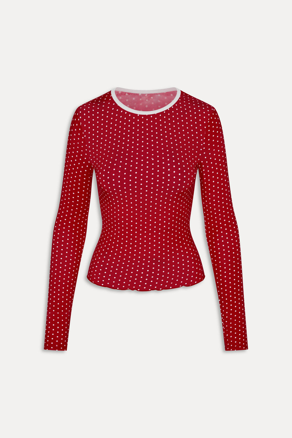 Joy Long Sleeve Sleep Shirt - Holiday Dot - Image 3