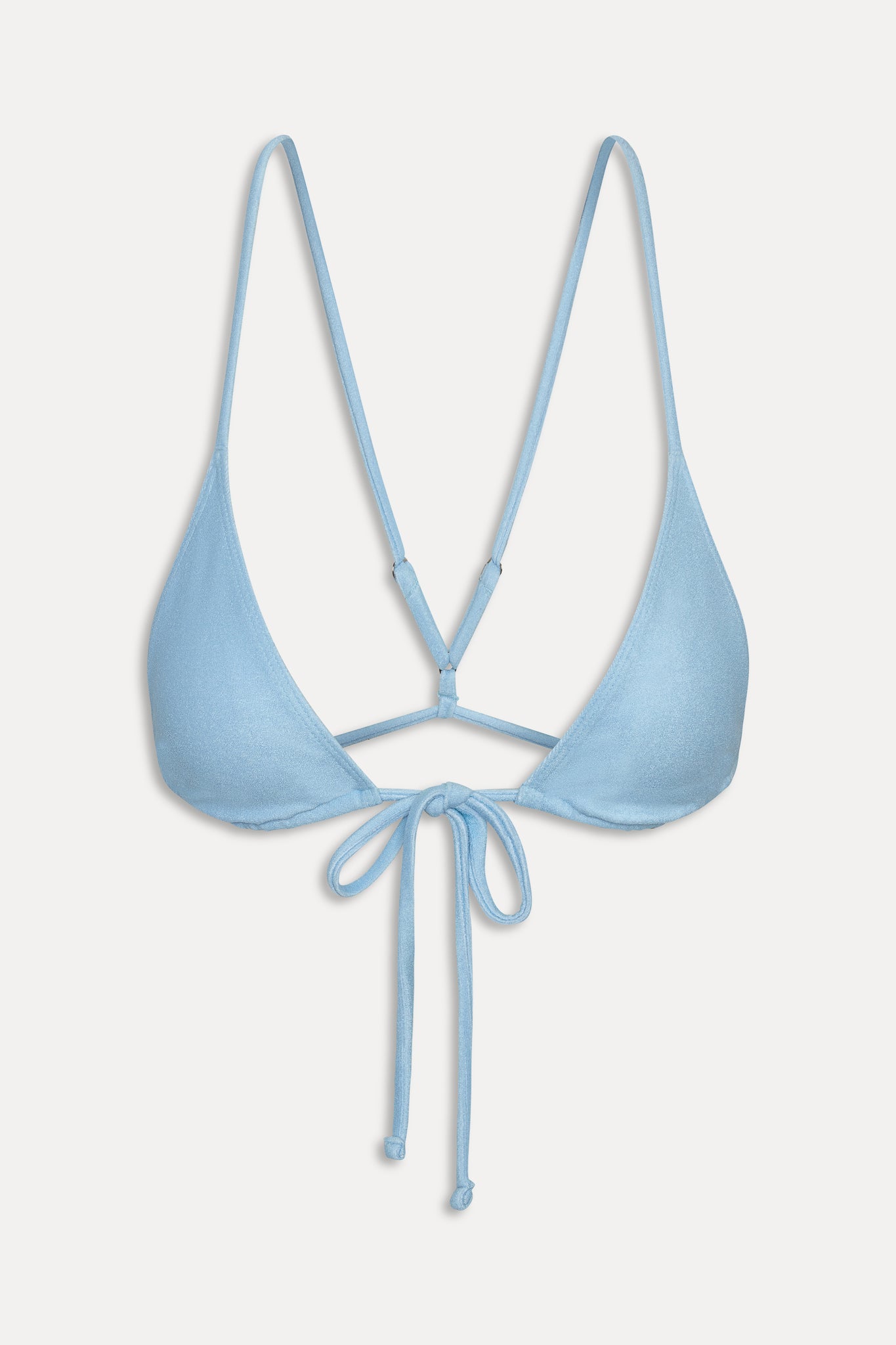 X Jennie June Terry Bikini Top - Ocean Dip - Image 3
