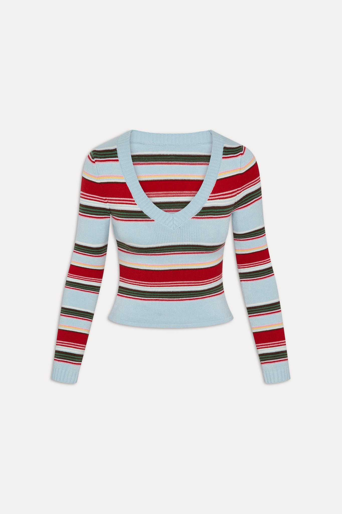 Kit V Neck Knit Sweater - Ocean Ave - Image 3
