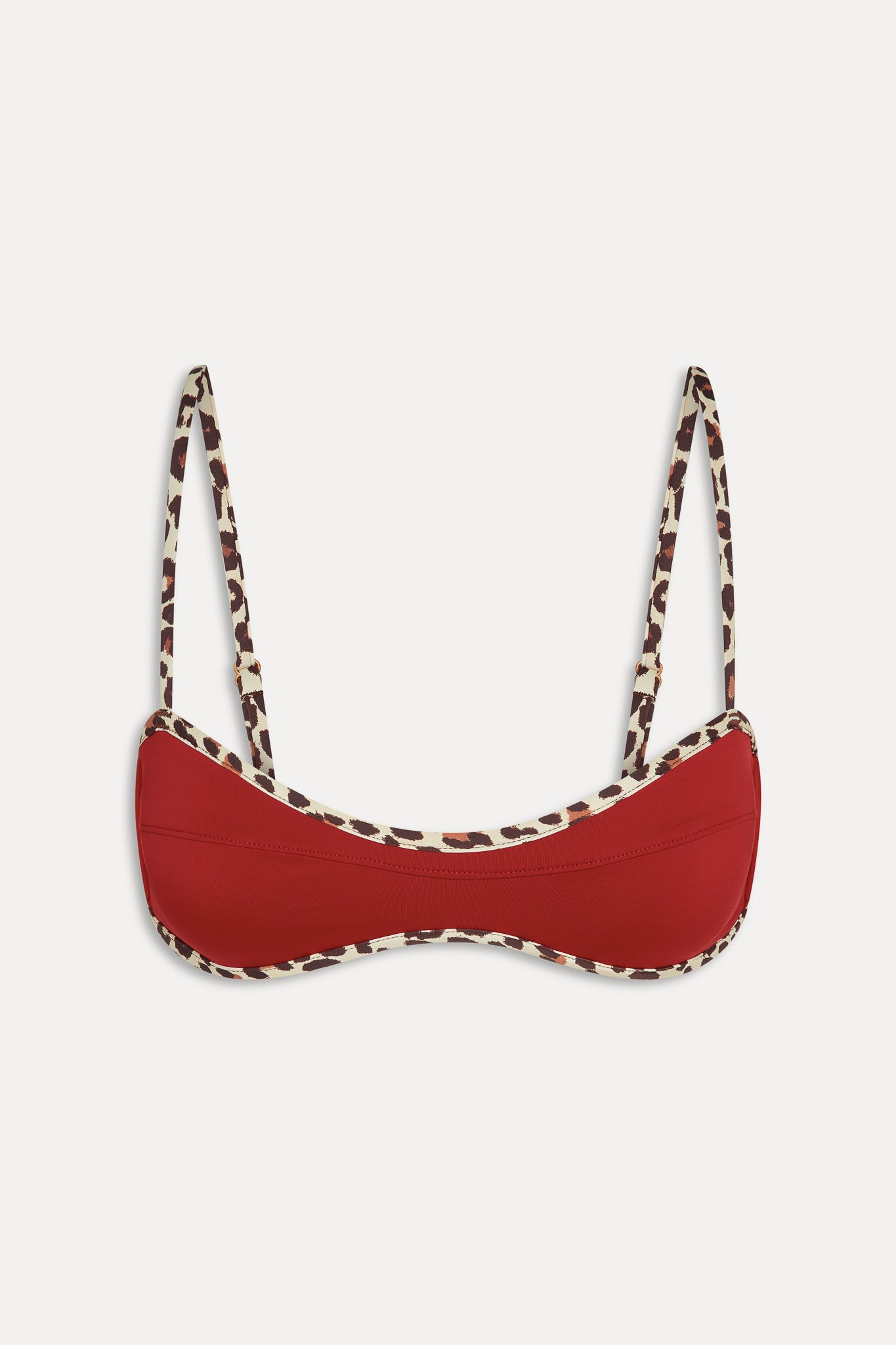Lane Bandeau Bikini Top - Valentine - Image 3